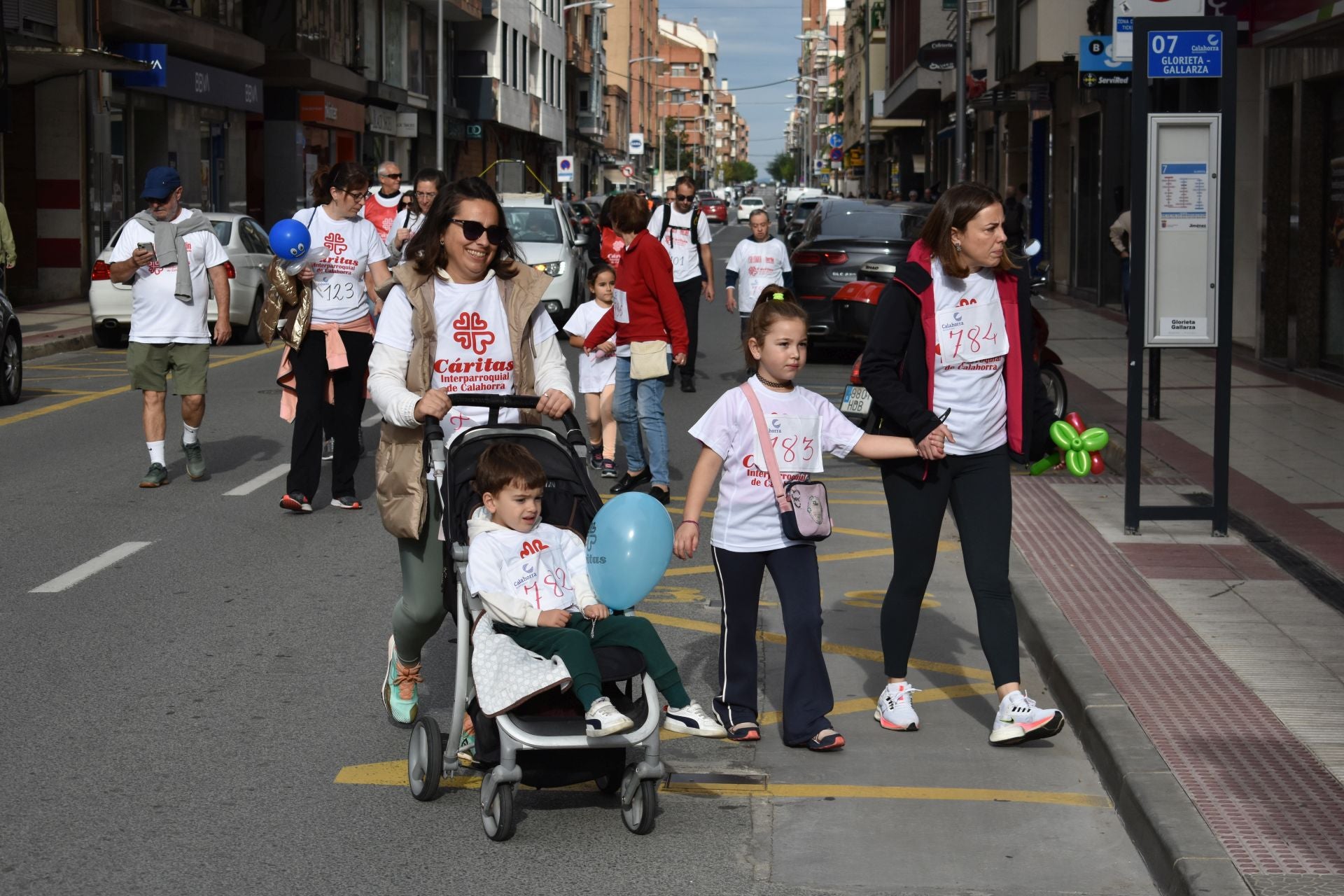 Marcha a favor de Cáritas en Calahorra