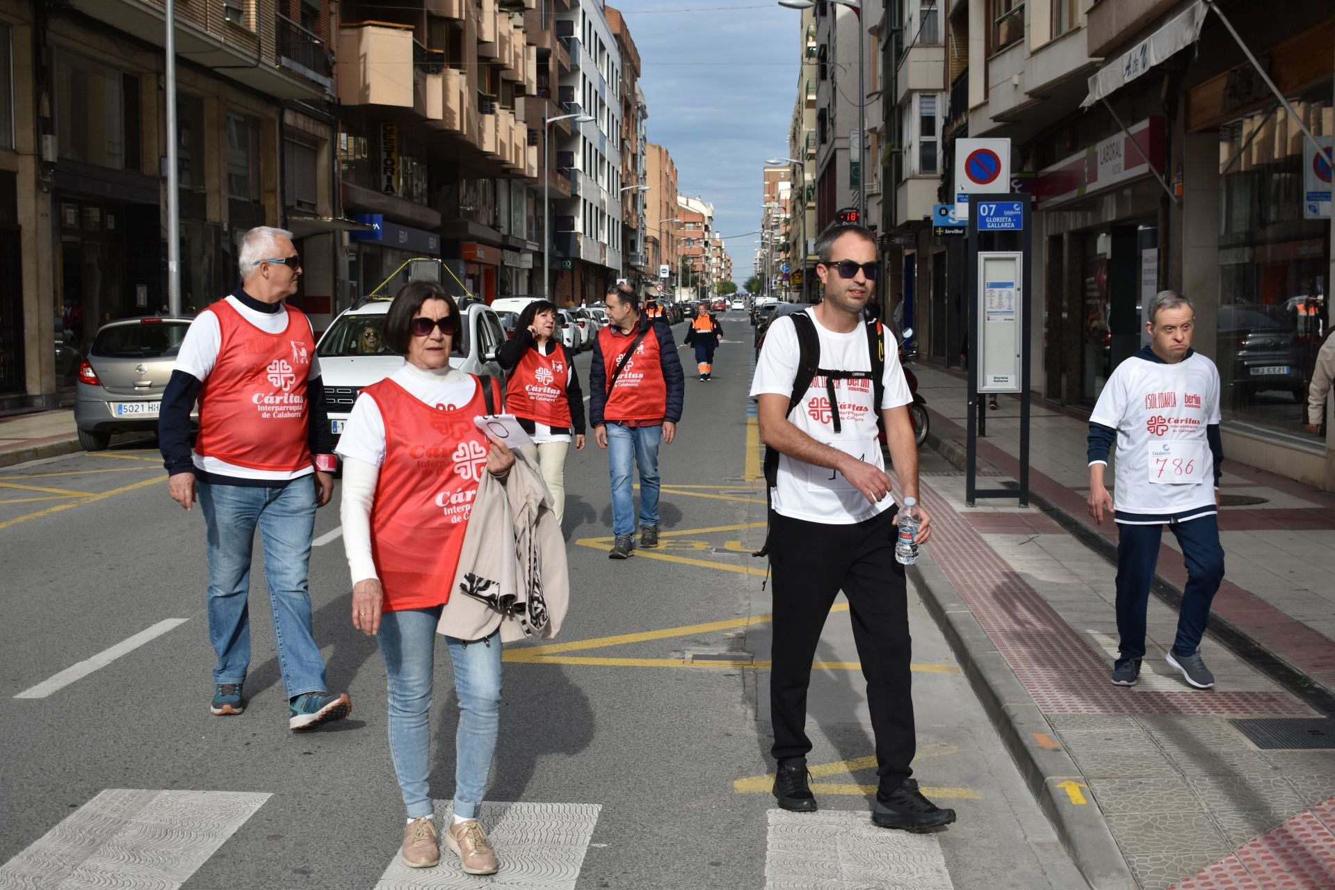 Marcha a favor de Cáritas en Calahorra