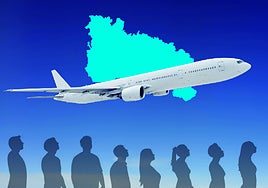 ¿A dónde van los vuelos que vemos pasar por los cielos de La Rioja?