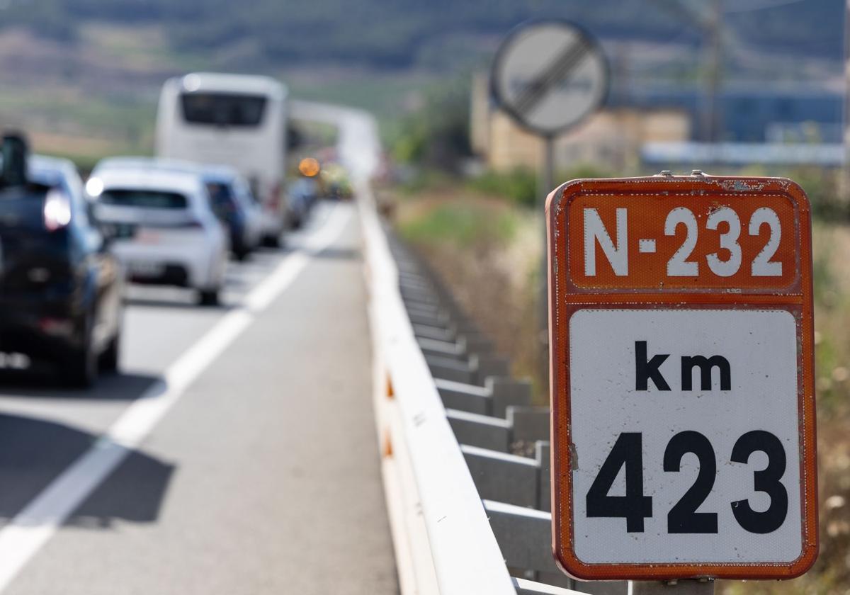 Uno de los puntos negros de las carreteras riojanas.