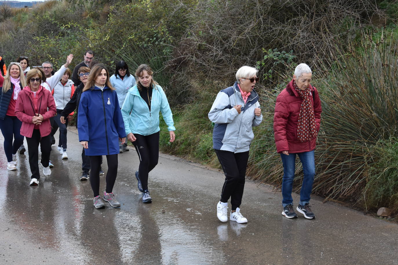 Los riojanos se vuelcan con la marcha de Amade contra el cáncer