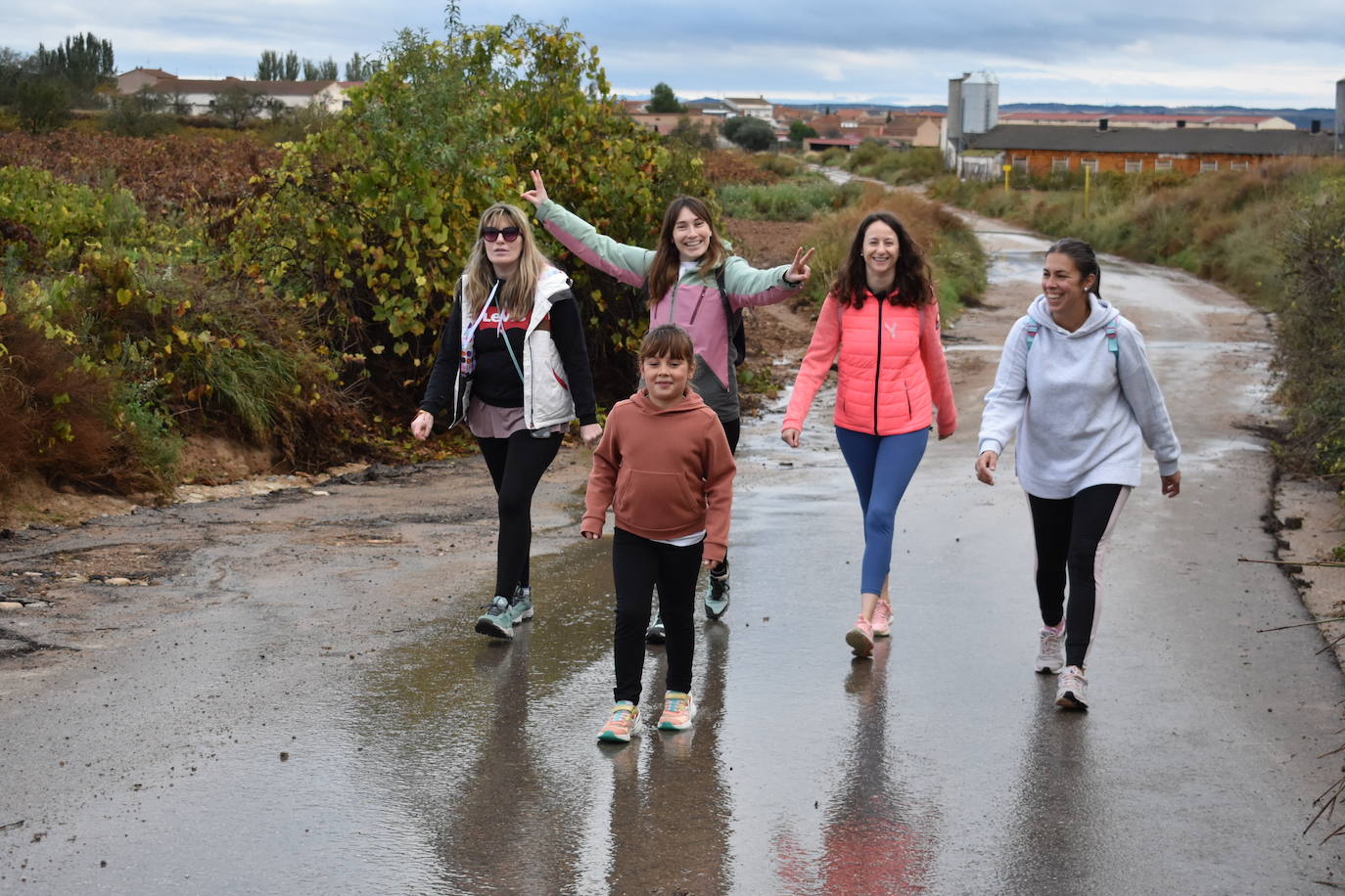 Los riojanos se vuelcan con la marcha de Amade contra el cáncer