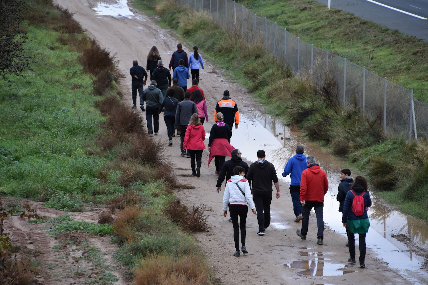 Los riojanos se vuelcan con la marcha de Amade contra el cáncer