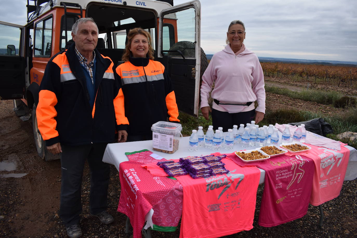 Los riojanos se vuelcan con la marcha de Amade contra el cáncer