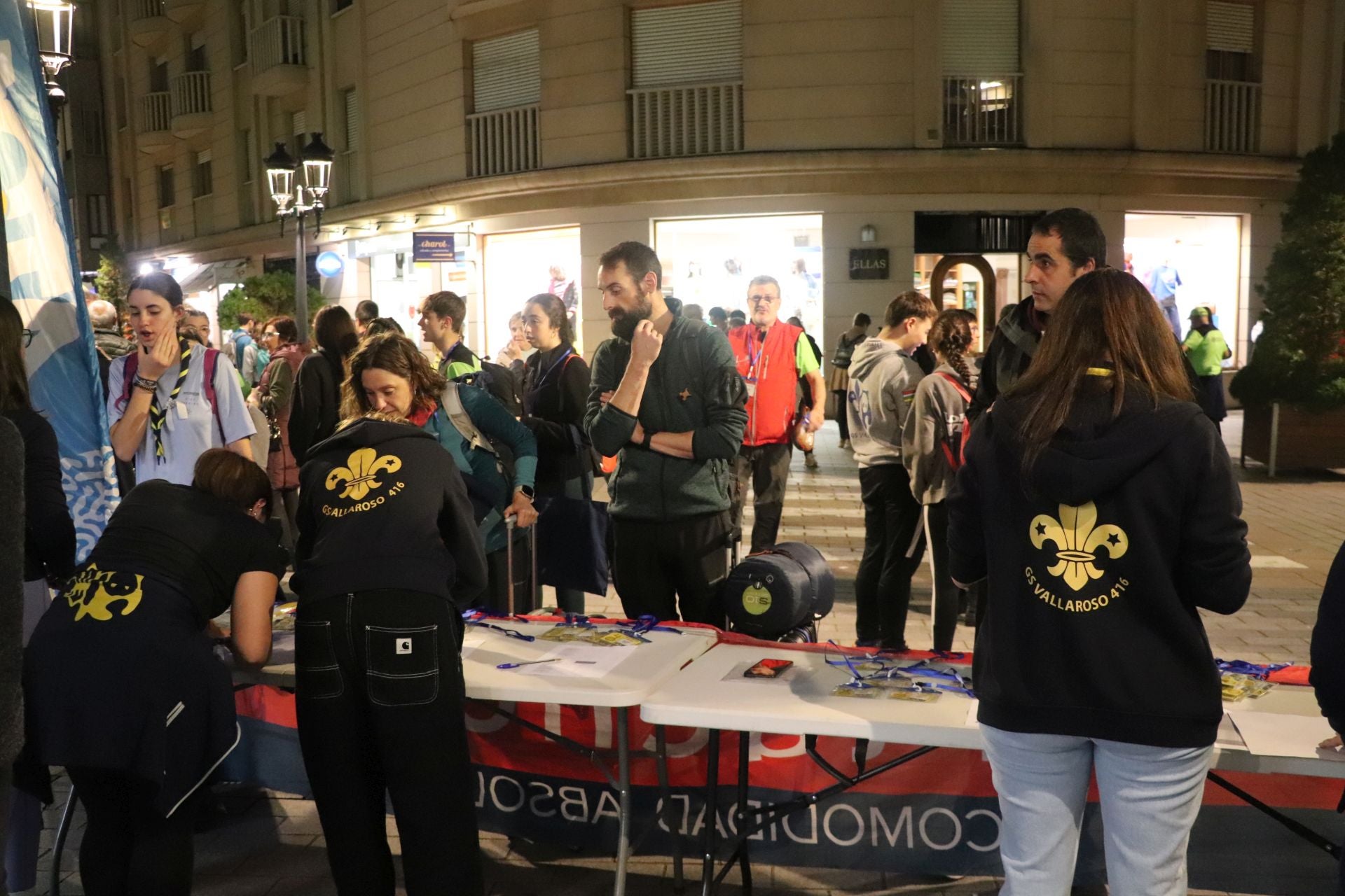 Primeros pasos de la 40 Valvanerada Scout de Arnedo