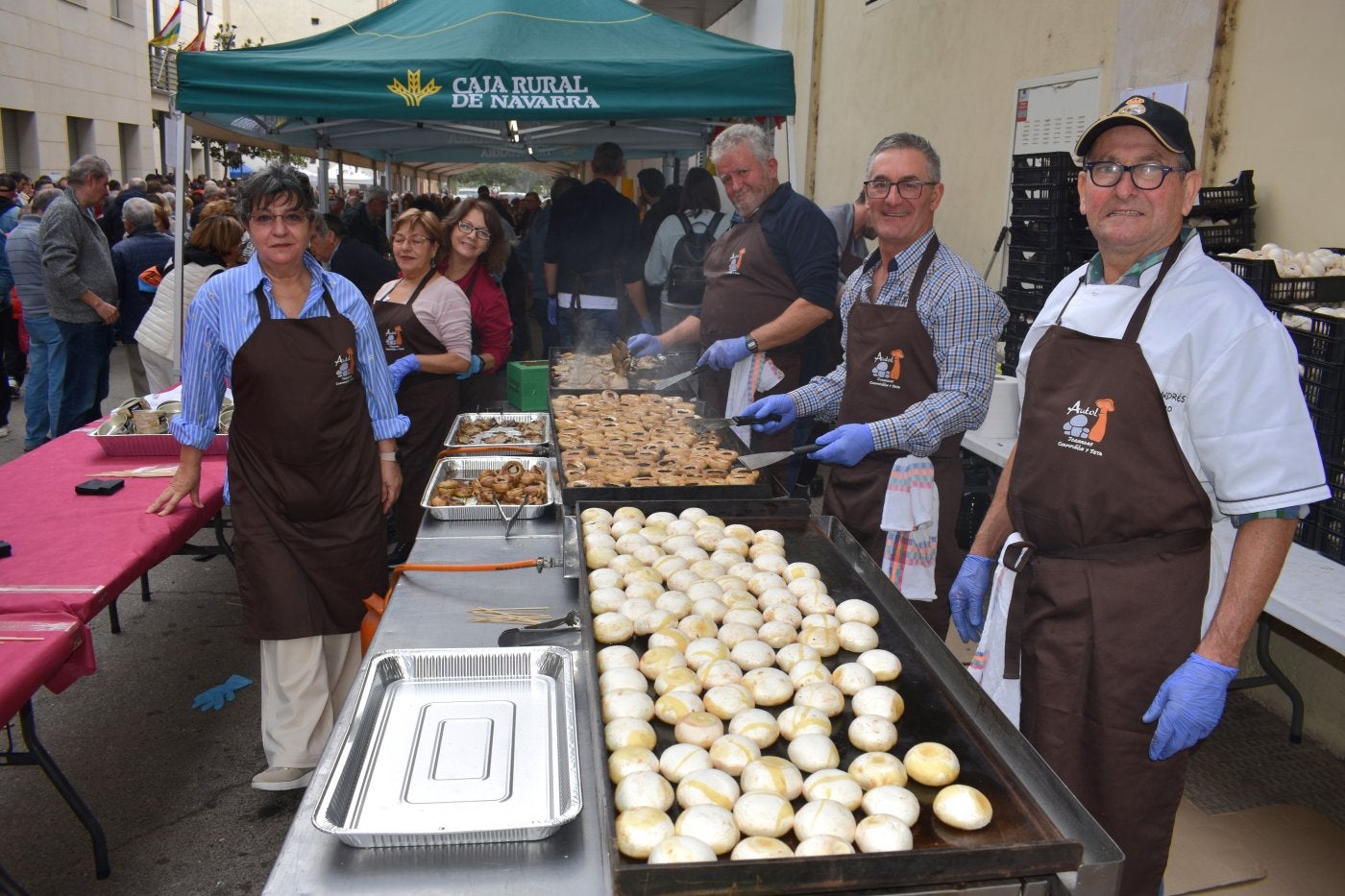 Champiñón y seta a la plancha.