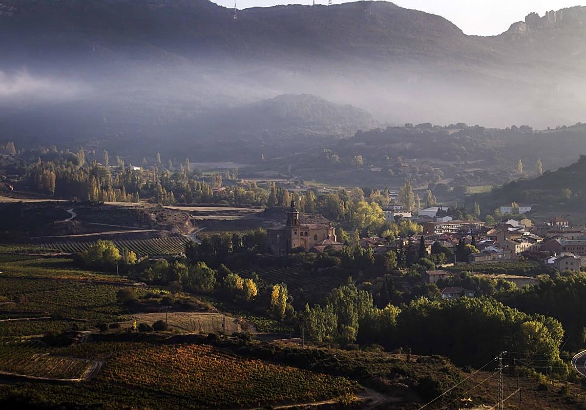 Ábalos (en la imagen) y San Vicente son los dos municipios riojanos cuyas bodegas pueden formar parte de Subsierra.