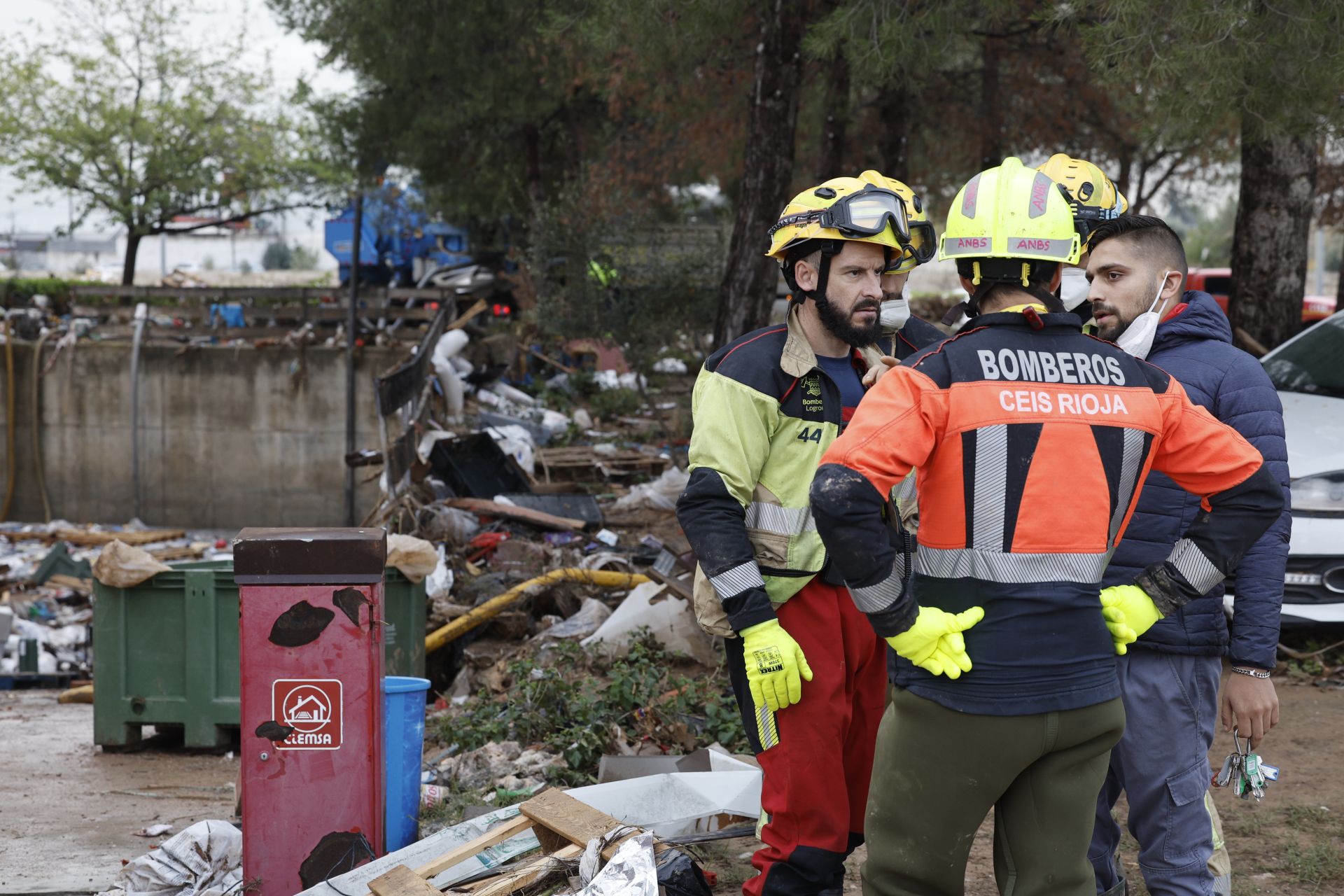 Las imágenes de los bomberos riojanos en Bonaire