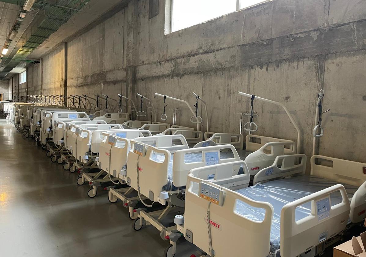 CSIF denuncia que hay 60 camas nuevas almacenadas en el San Pedro y no se sustituyen las viejas