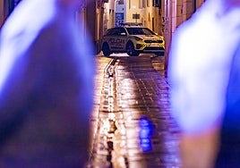 Un coche de la Policía Local de Logroño, en una imagen de archivo.