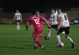 Partido de Copa entre el Alfaro y el Tenerife, en La Molineta.