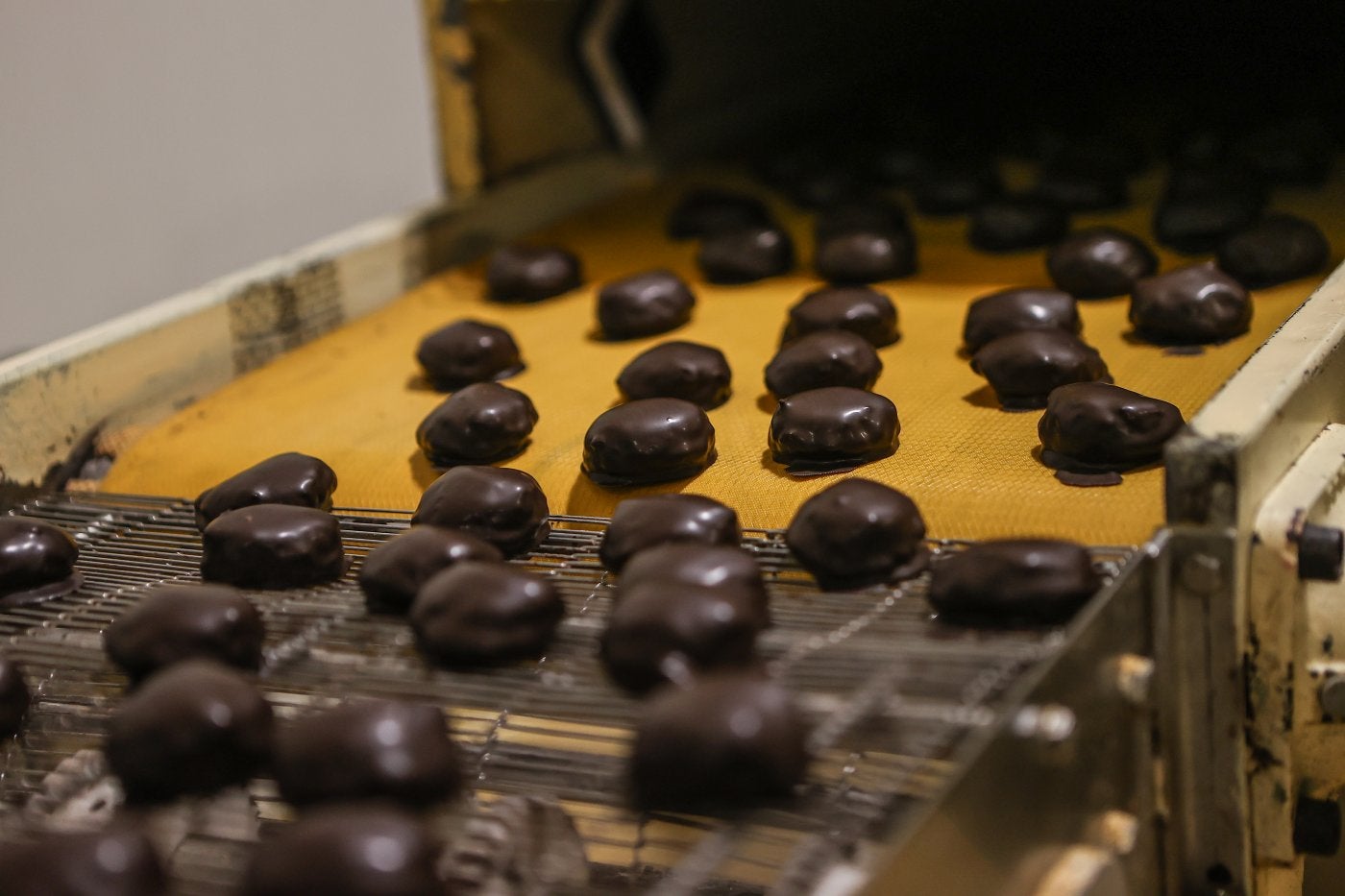 Mazapanes chocolateados.