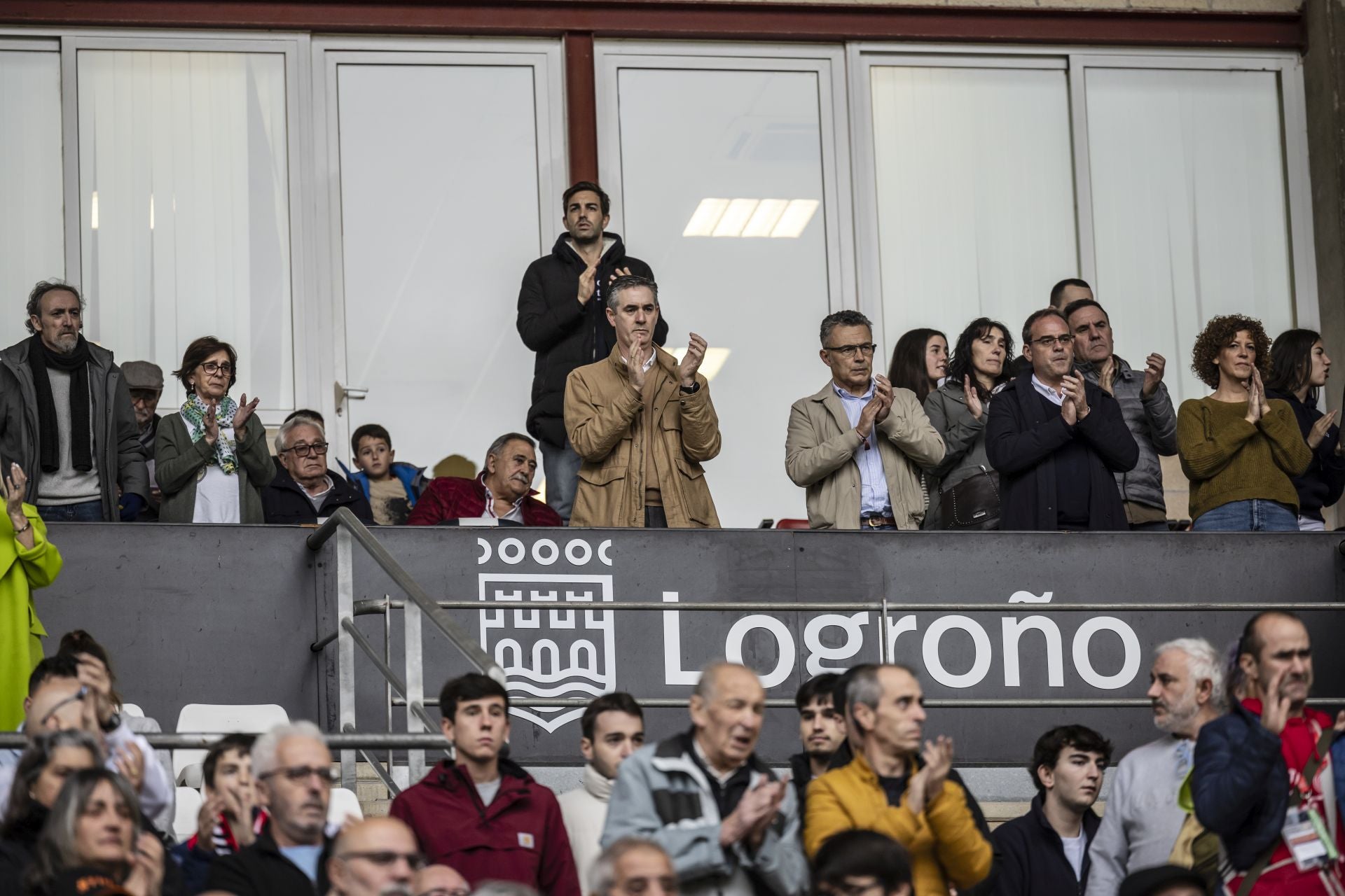 El partido SD Logroñés-UD Logroñés