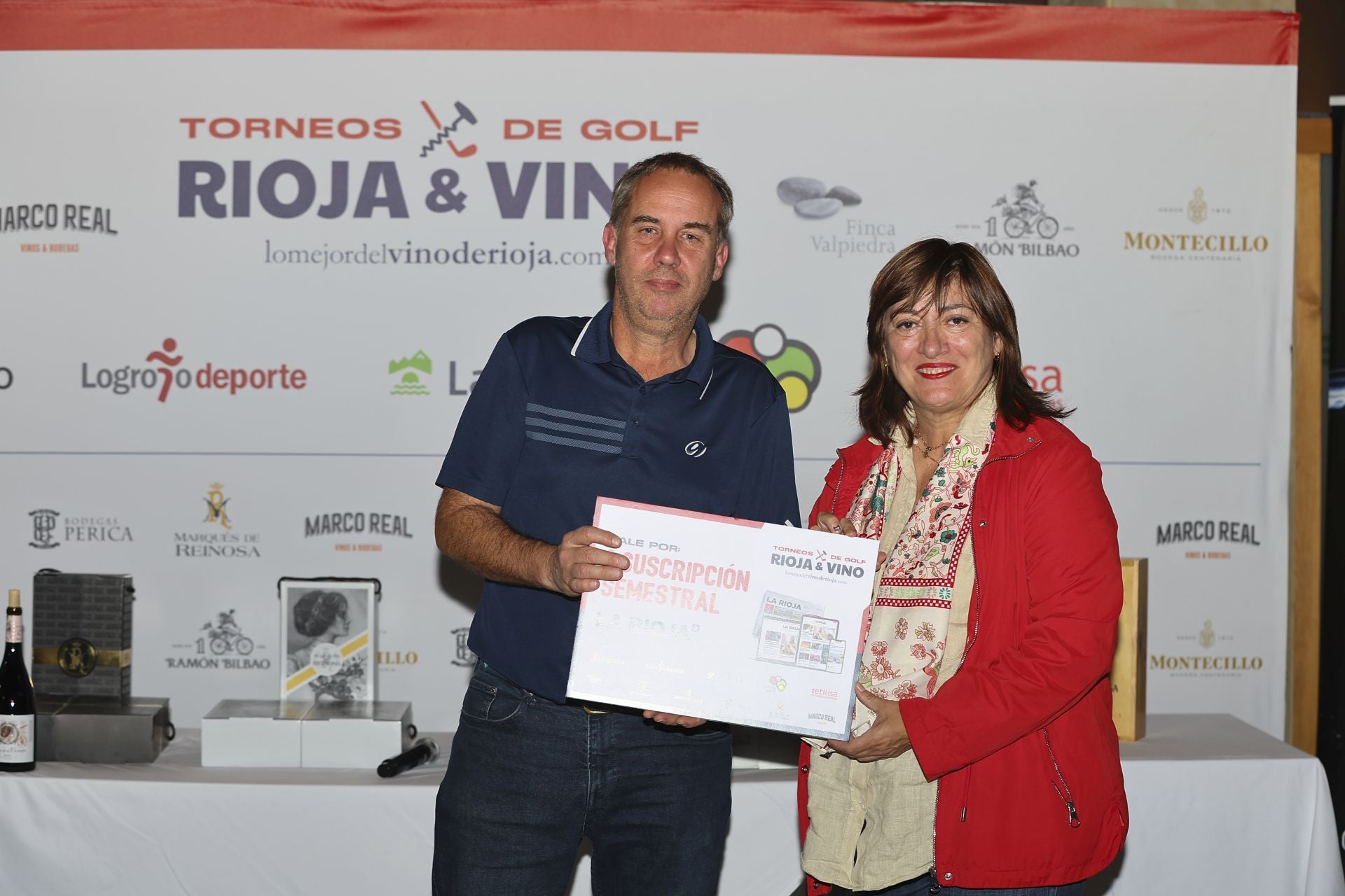 La entrega de premios del torneo Marqués de Reinosa