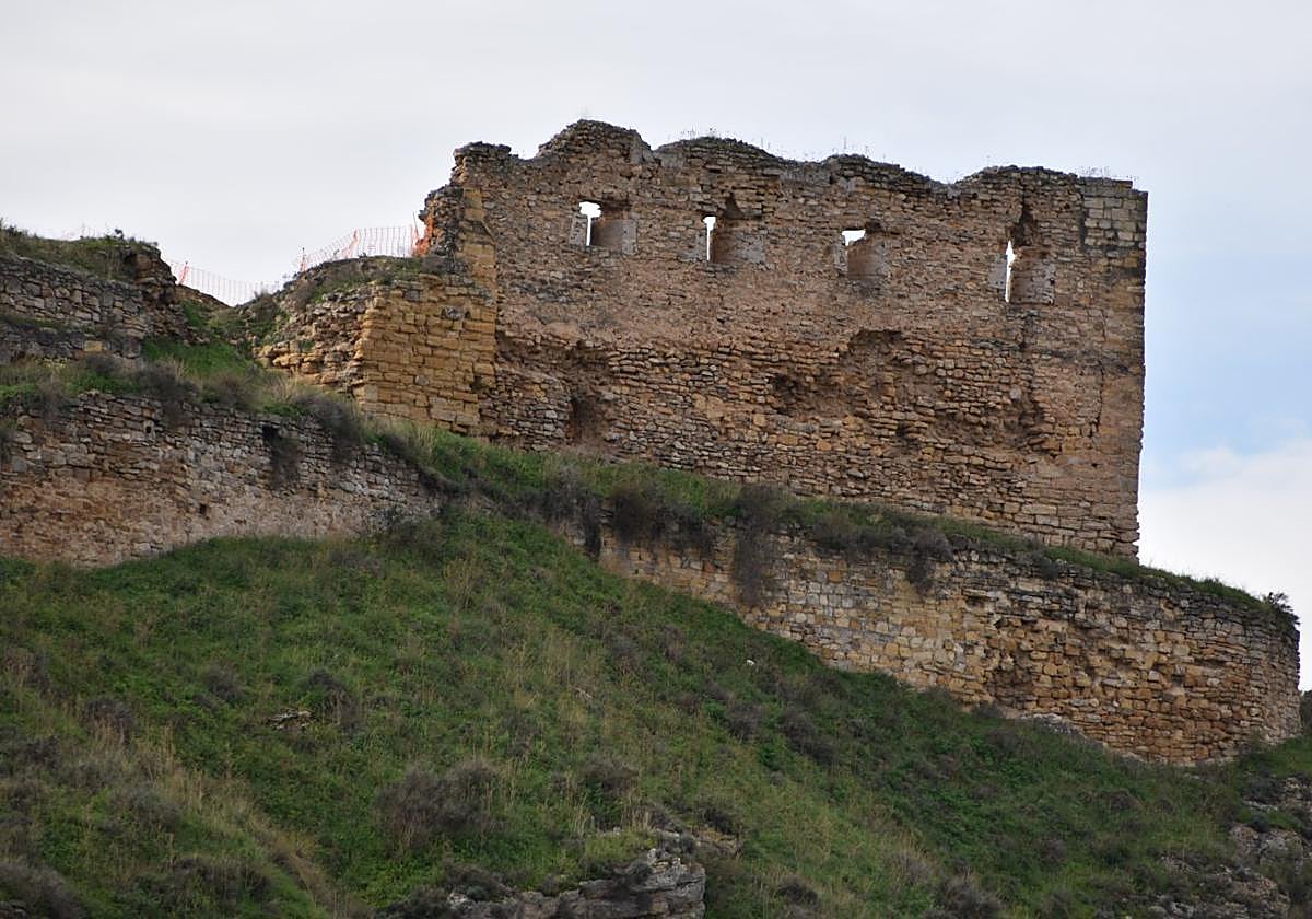 Zona del castillo de Cervera en la que se va a intervenir.