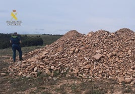 Investigado un vecino de Aldeanueva de Ebro por causar graves daños en un yacimiento romano de Calahorra