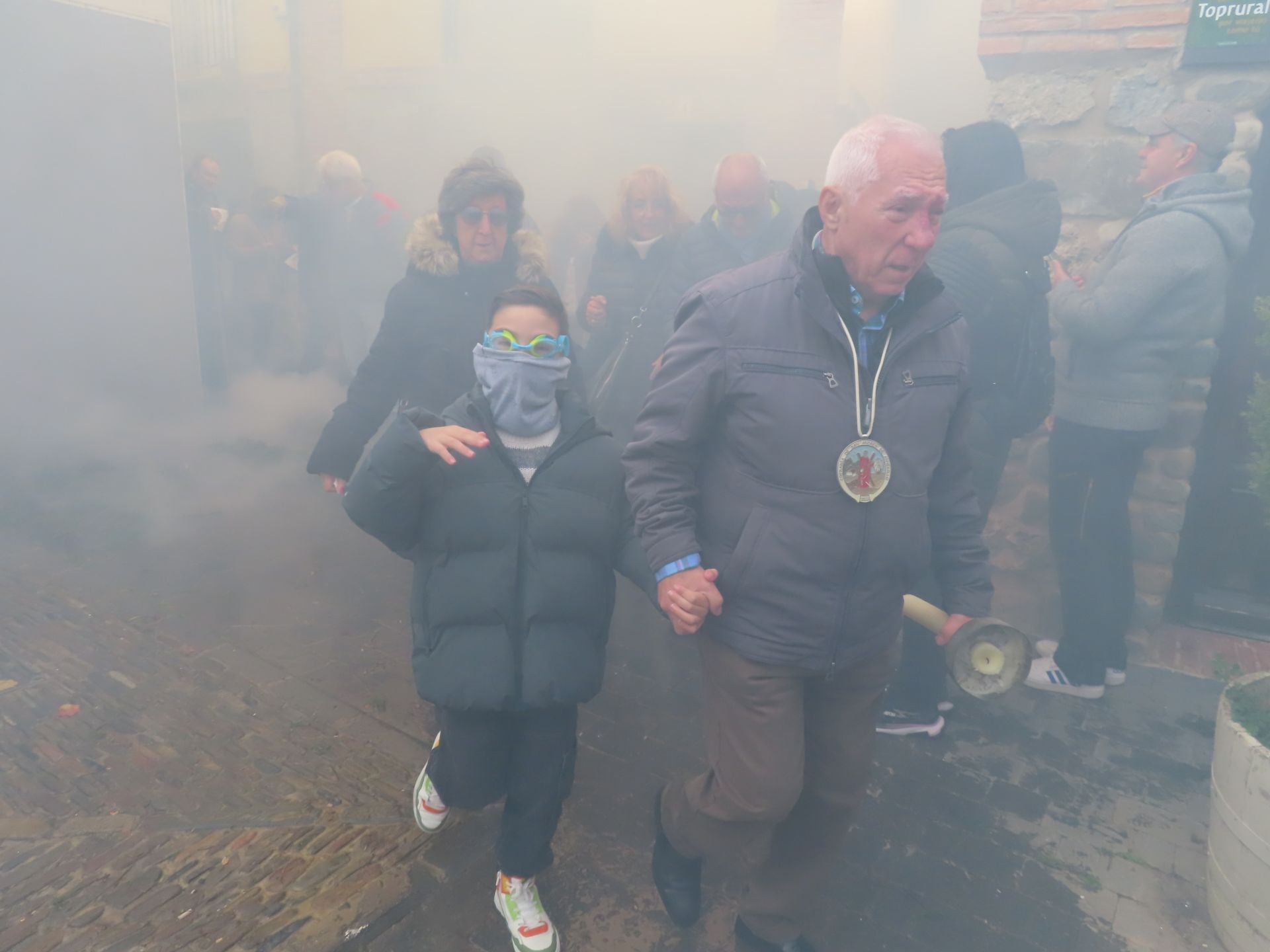 Las imágenes de la Procesión del Humo de Arnedillo