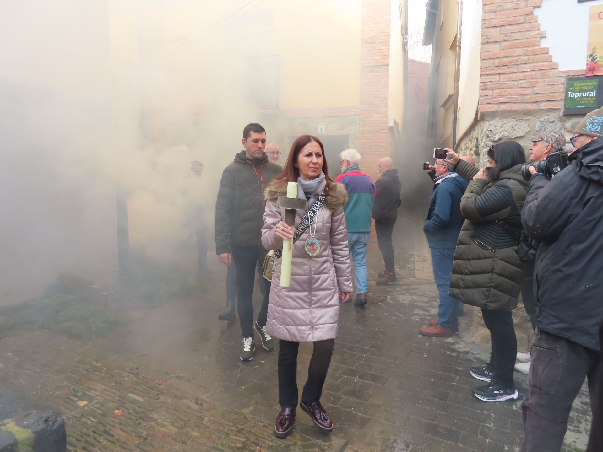 Las imágenes de la Procesión del Humo de Arnedillo