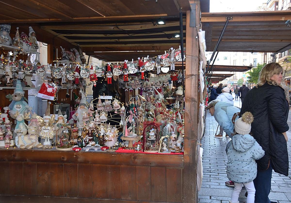 Mañana de mercado navideño en Calahorra