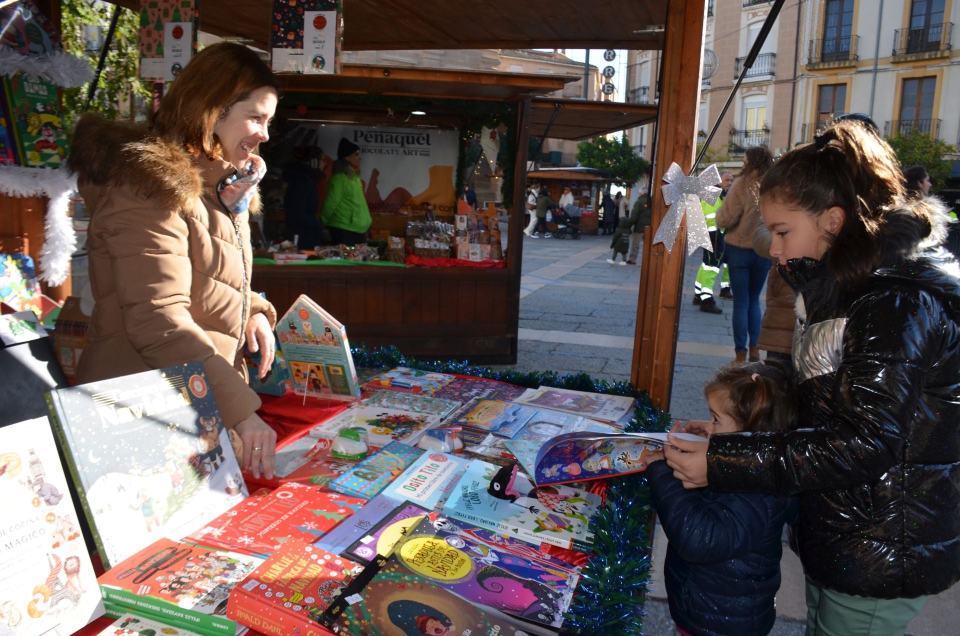 Mañana de mercado navideño en Calahorra
