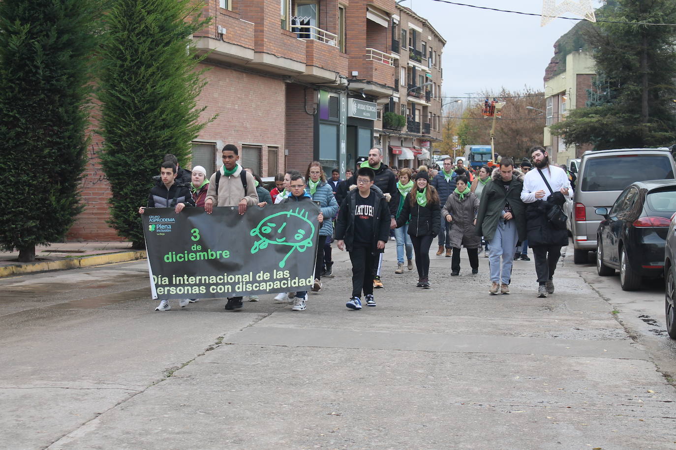 Marcha celebrada en Nájera.