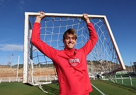 Pol Arnau, en la ciudad deportiva de Valdegastea.