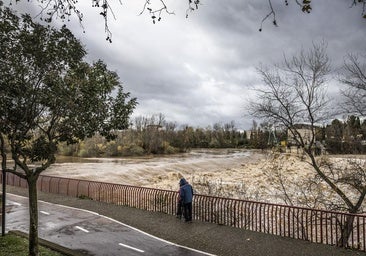 Las lluvias y primeras nieves avivan el Ebro al inicio de una semana que se prevé gélida