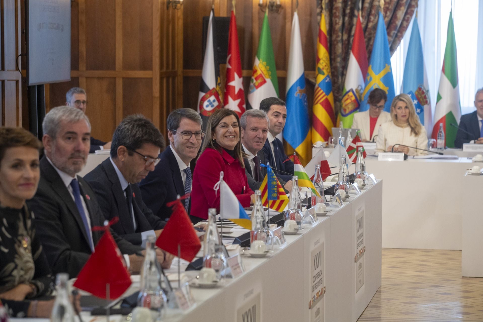 Un momento de la reunión. 