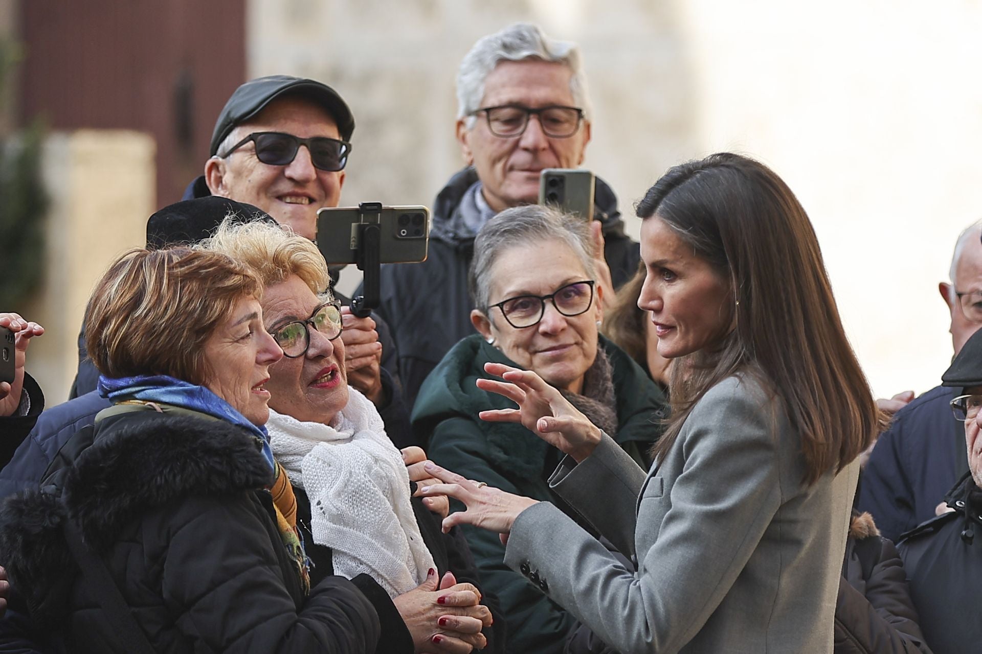 Las imágenes de la reina Letizia en San Millán