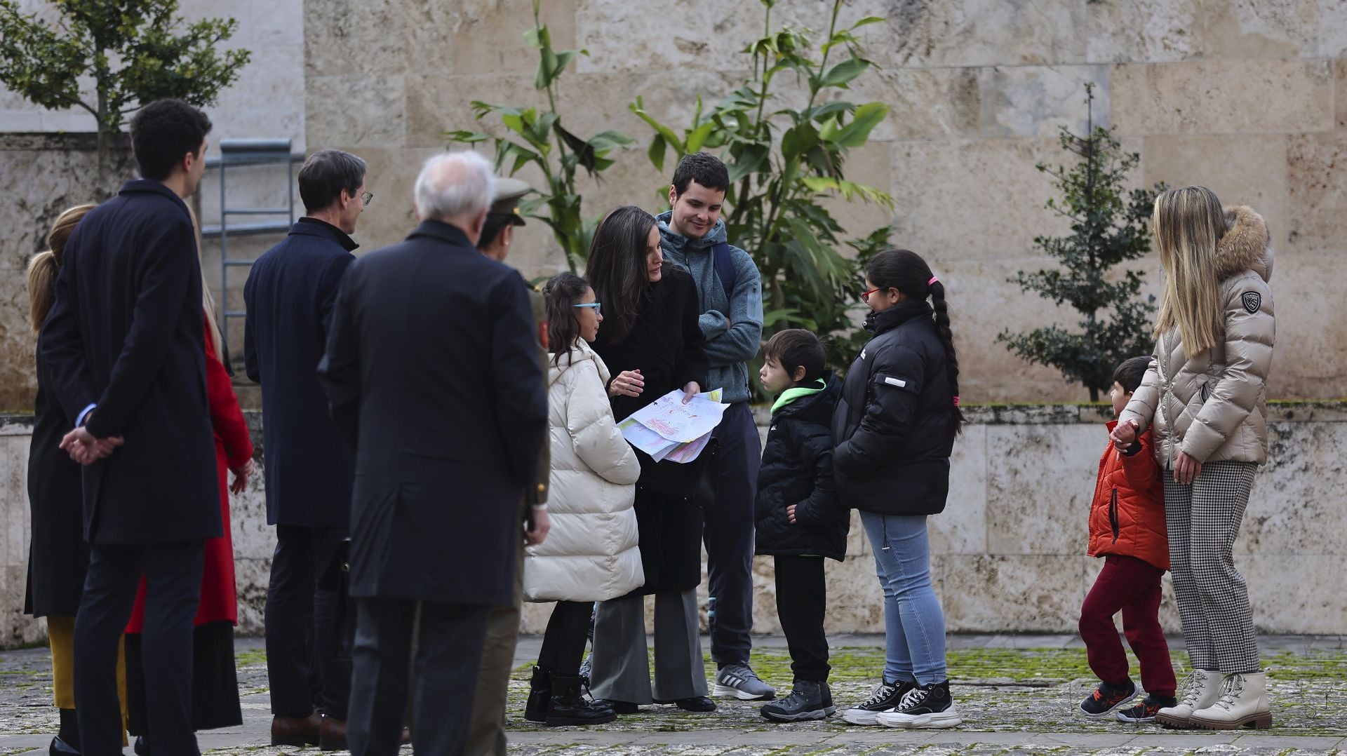 Las imágenes de la reina Letizia en San Millán