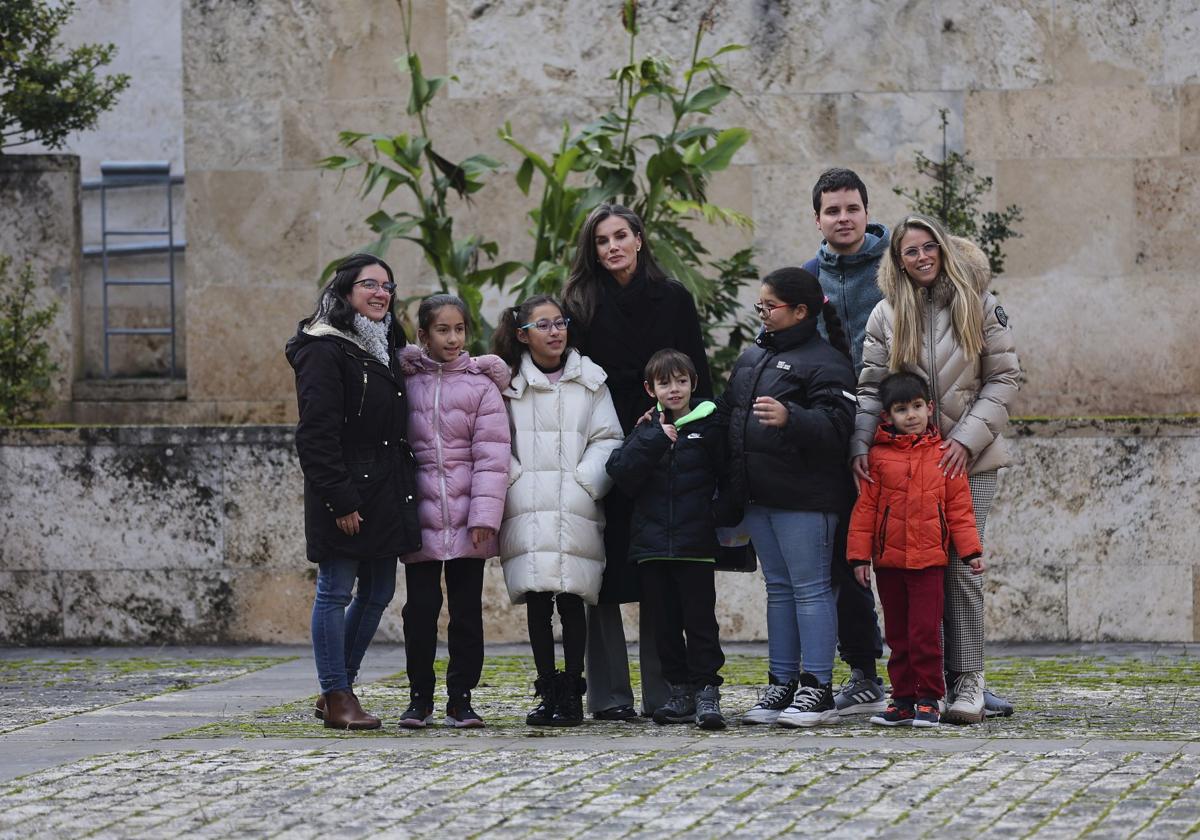 Las imágenes de la reina Letizia en San Millán