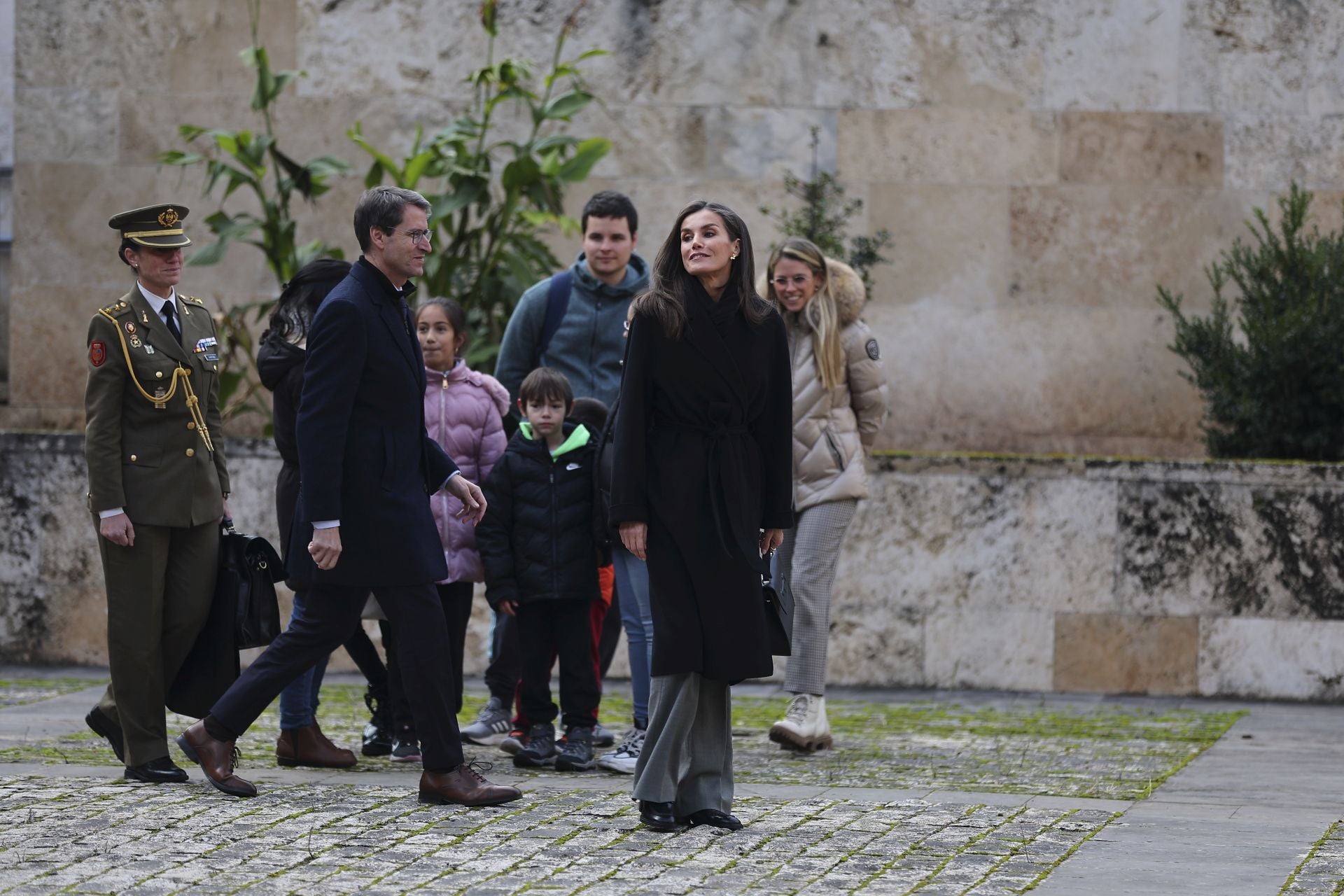 Las imágenes de la reina Letizia en San Millán