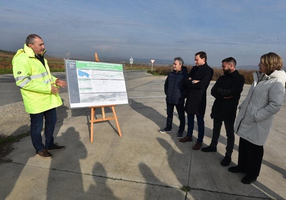 Presentación del proyecto de mejora de la carretera que une Ausejo y Alcanadre.