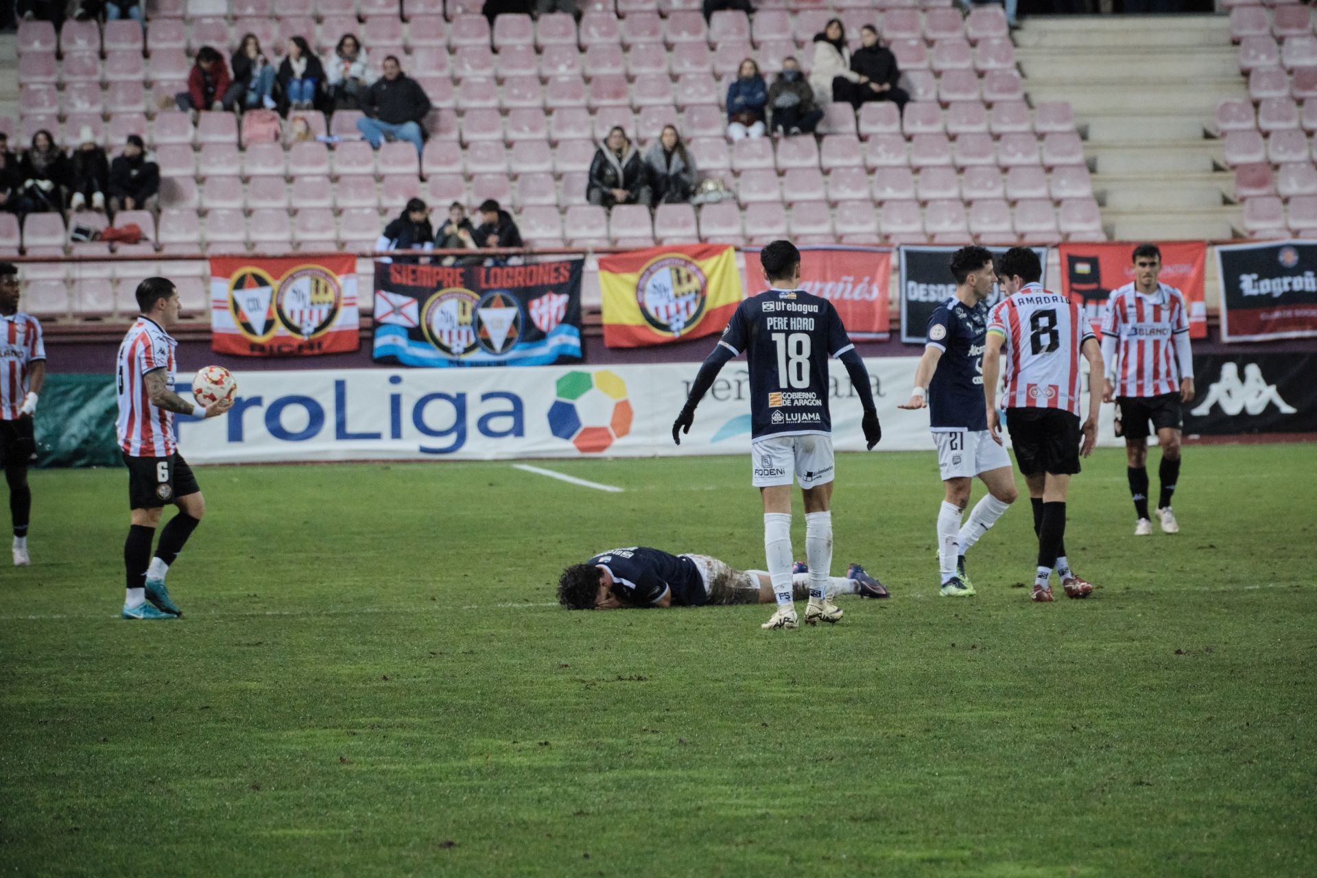 El partido SD Logroñés-Utebo