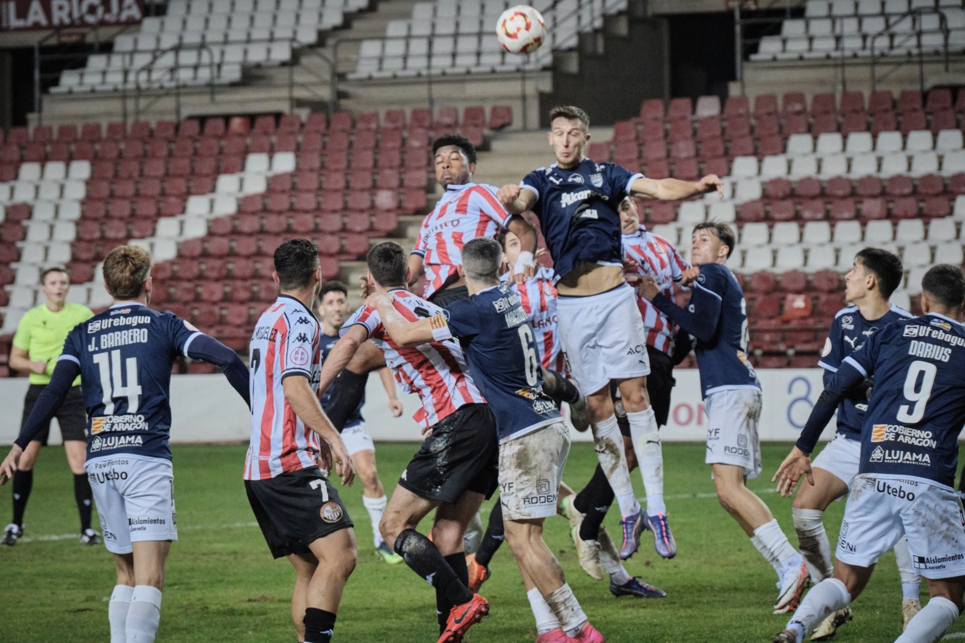 El partido SD Logroñés-Utebo