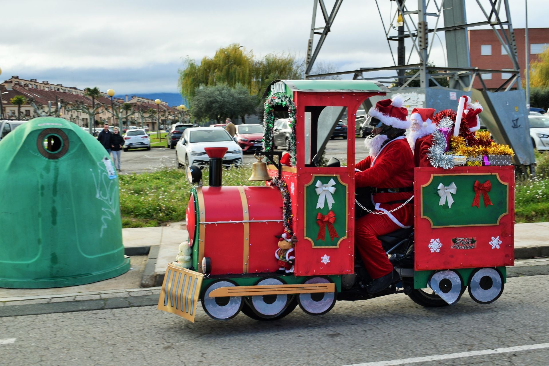 La llegada de Papá Noel en moto a Entre Ríos, en imágenes