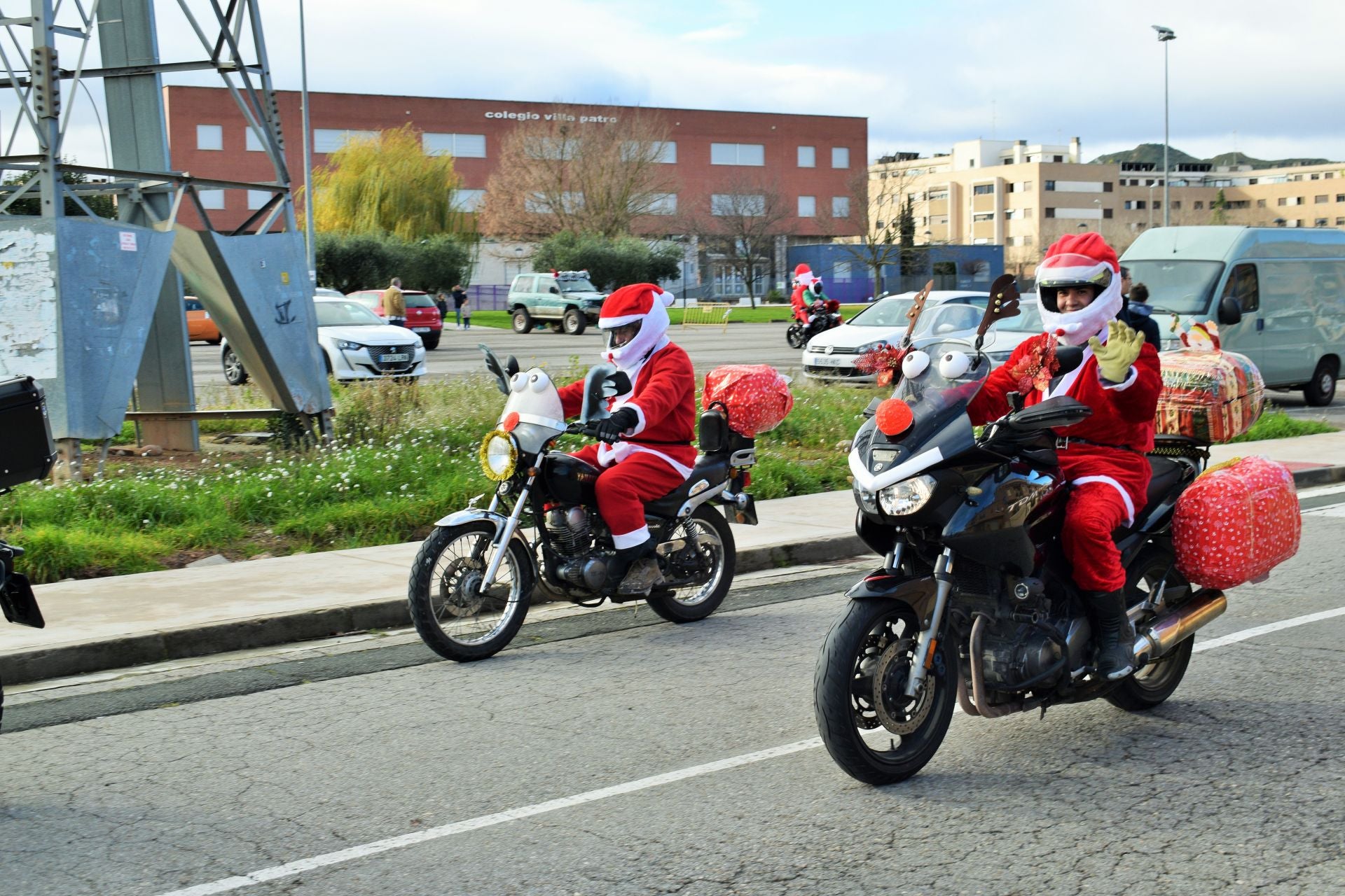 La llegada de Papá Noel en moto a Entre Ríos, en imágenes