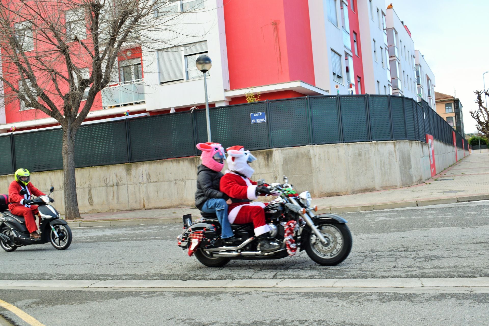 La llegada de Papá Noel en moto a Entre Ríos, en imágenes