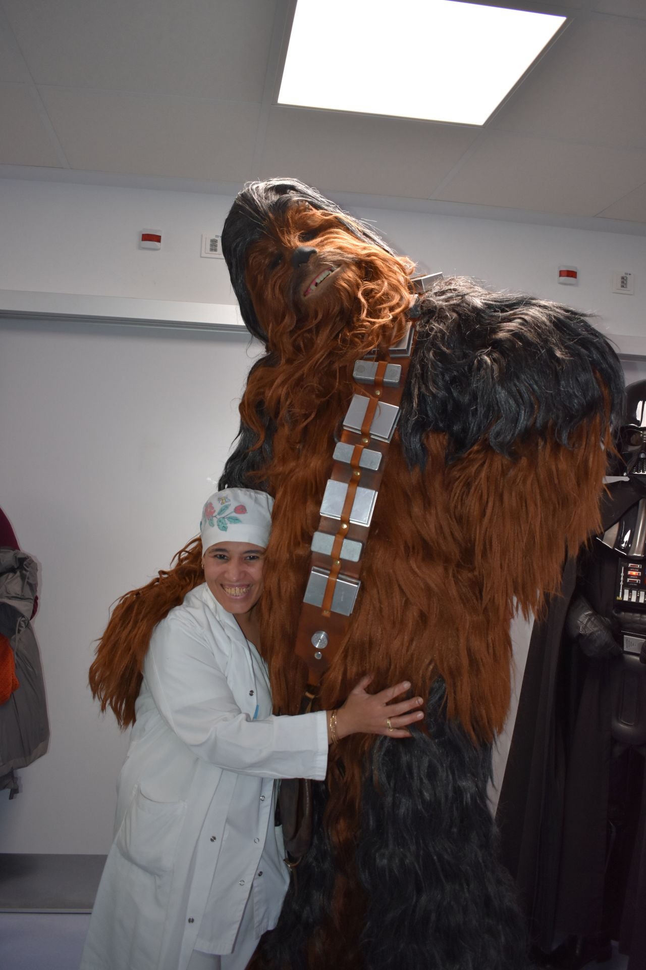 Los personajes de Star Wars visitan el Hospital de Calahorra