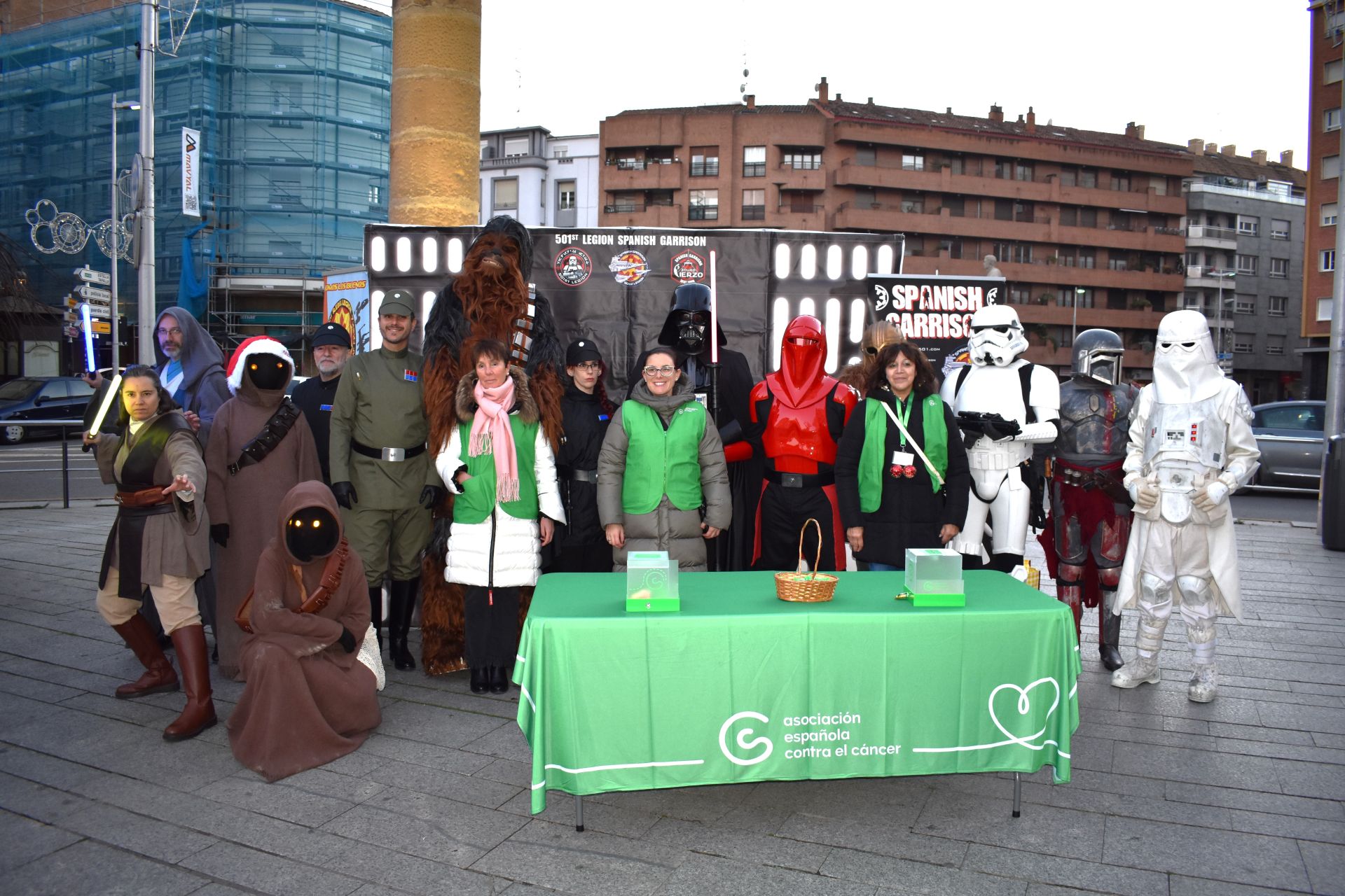 Los personajes de Star Wars visitan el Hospital de Calahorra