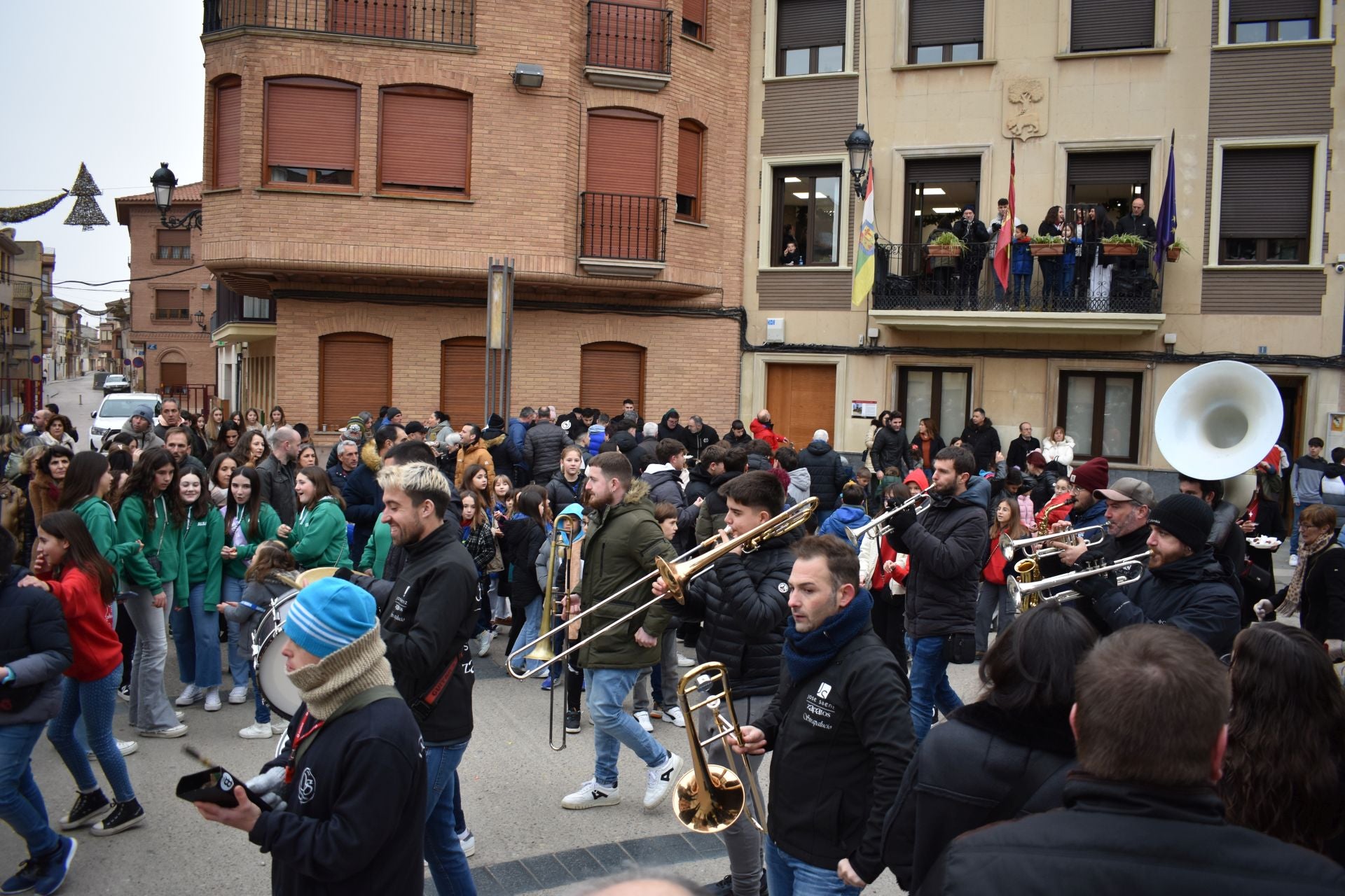 Aldeanueva lanza el cohete de las fiestas de invierno