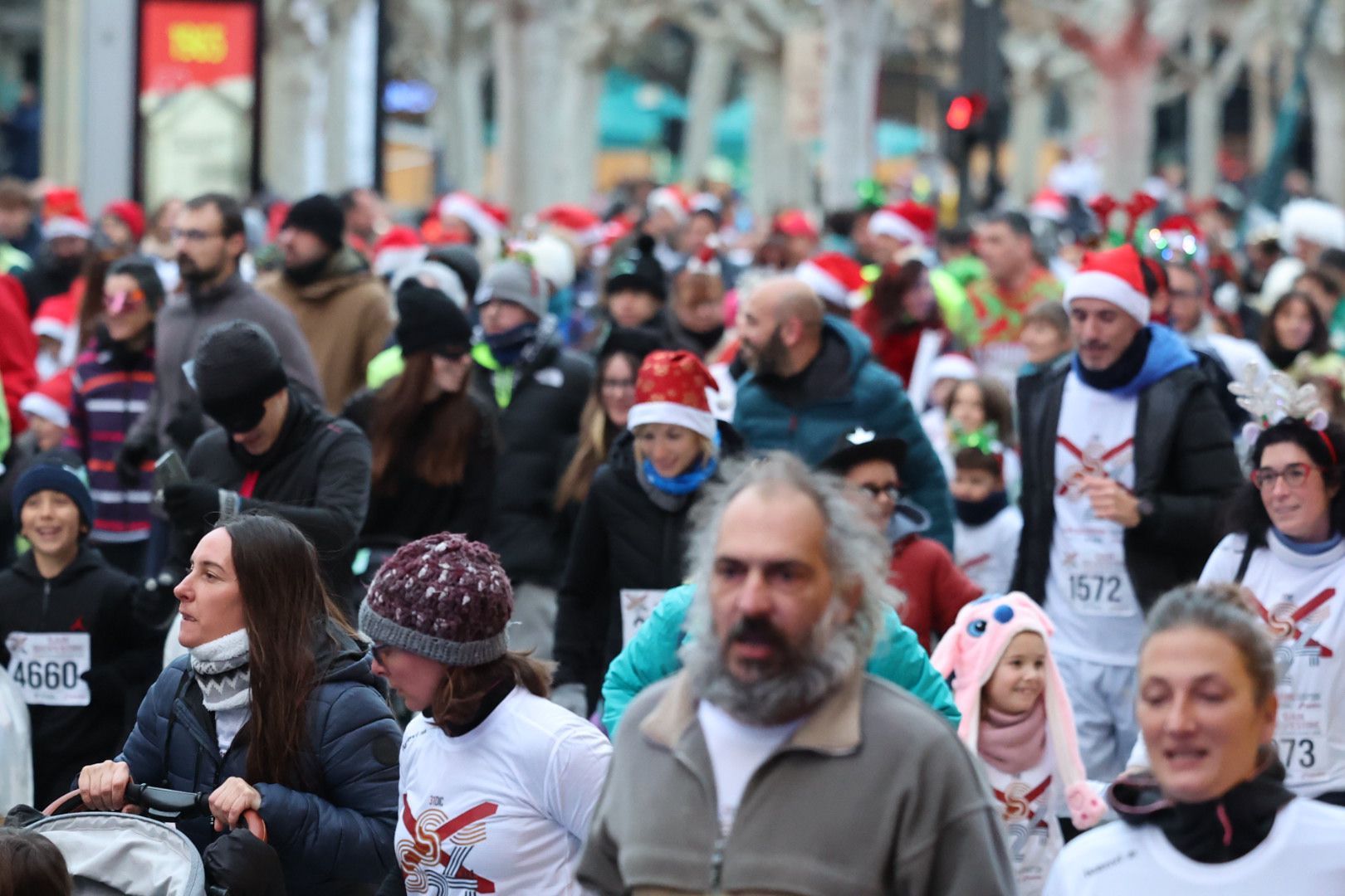 La carrera Mini San Silvestre en Logroño