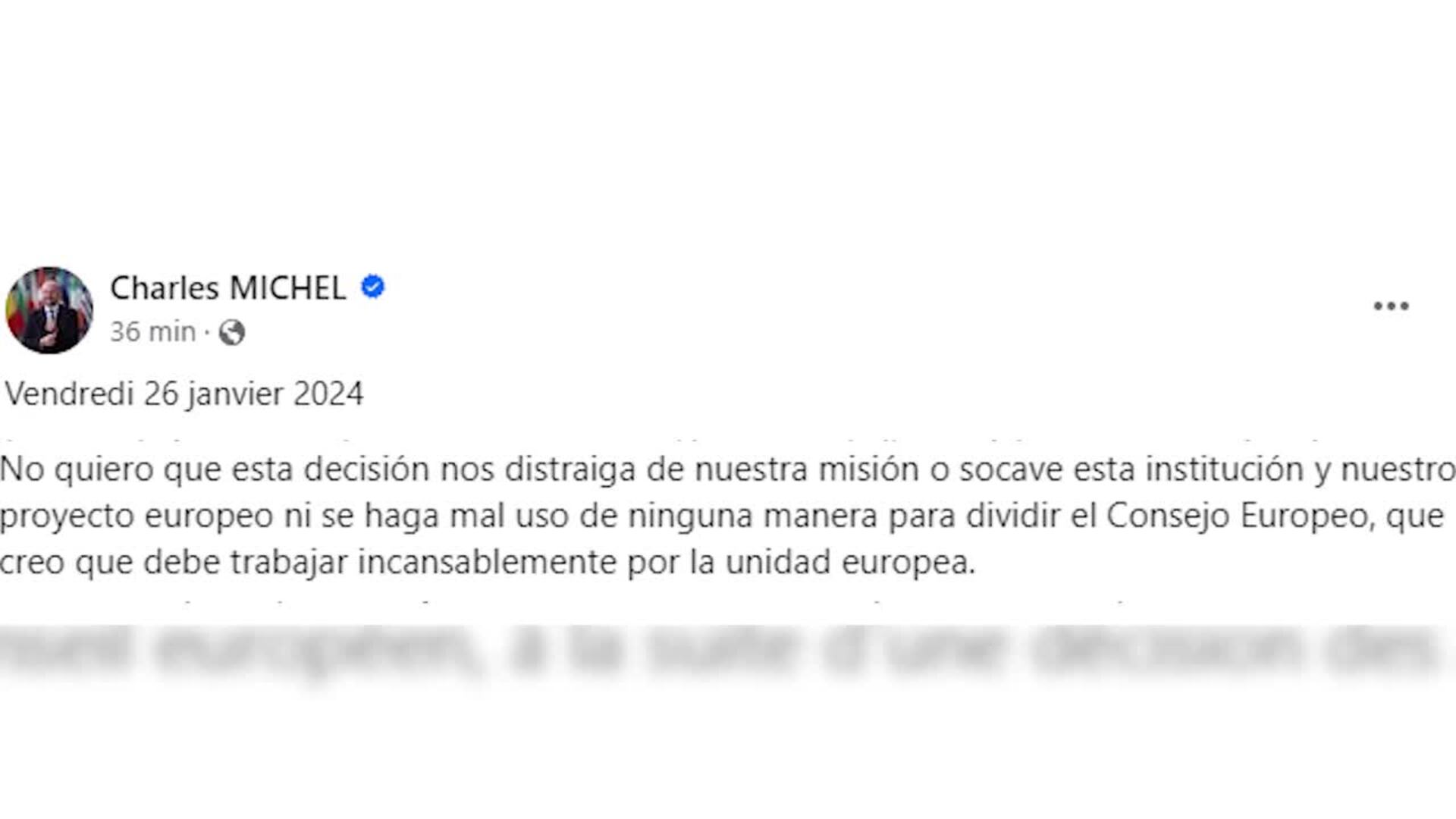 Michel retira su candidatura a las europeas y agotará su mandato como presidente del Consejo