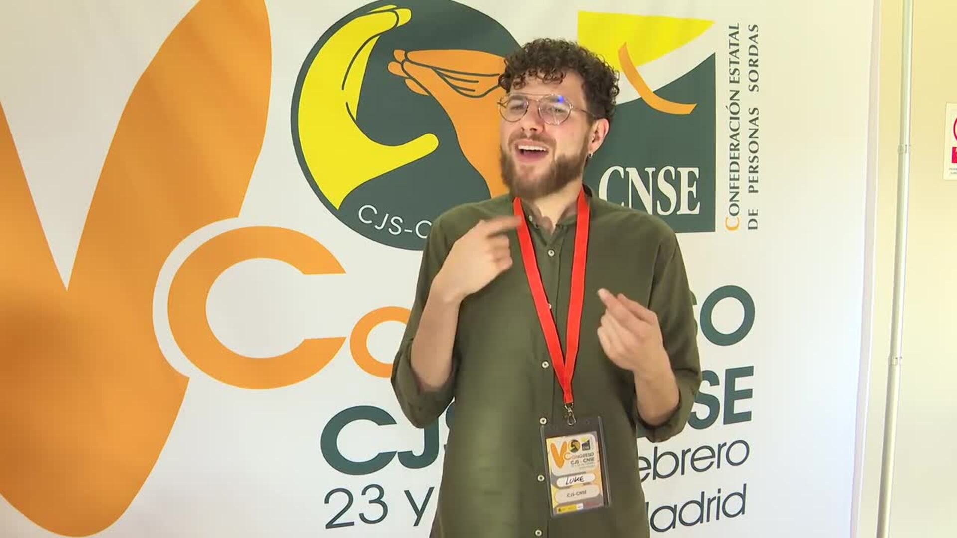 Jóvenes piden una "mayor inclusión" en el V Congreso de la Juventud Sorda de la CNSE en Madrid