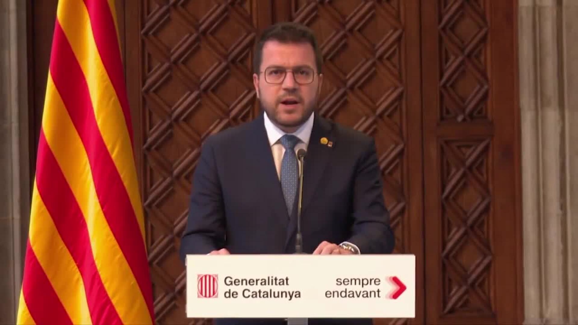 Aragonès convoca elecciones anticipadas en Cataluña para el 12 de mayo
