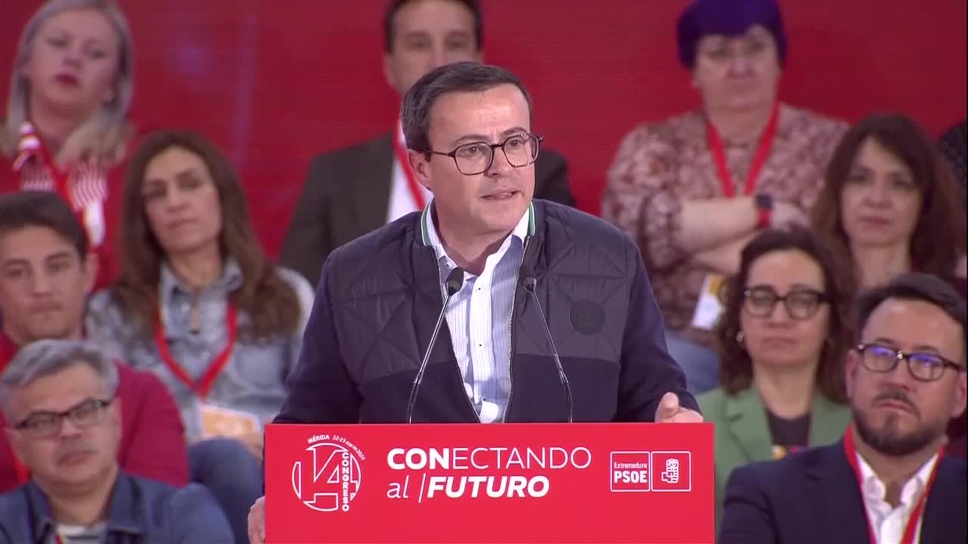 Gallardo dice que un PSOE extremeño "fortalecido" de su congreso empezará "a ganar la Junta"
