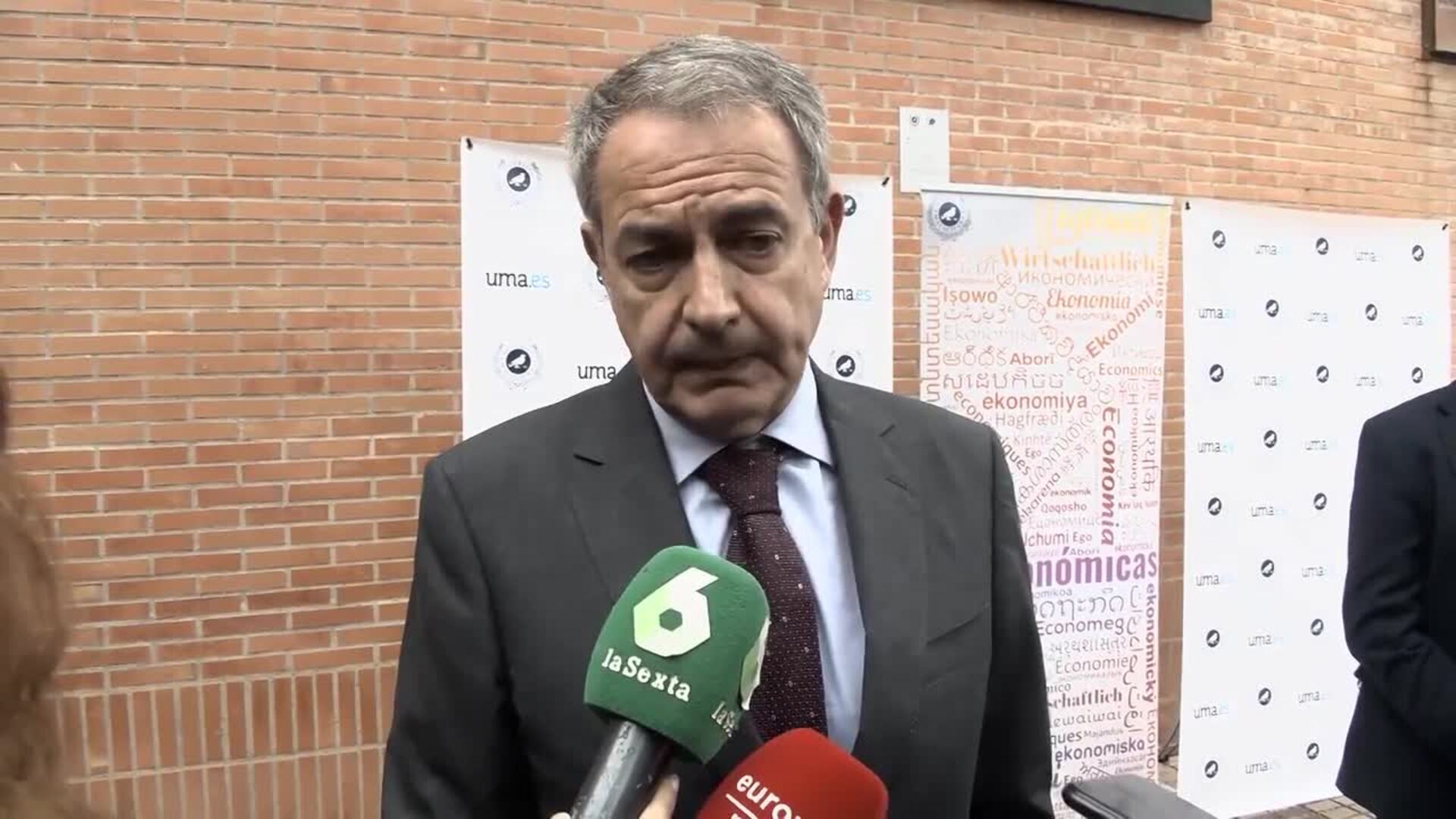 Zapatero ve "una decisión muy acertada" que el Gobierno vaya a reconocer el Estado palestino