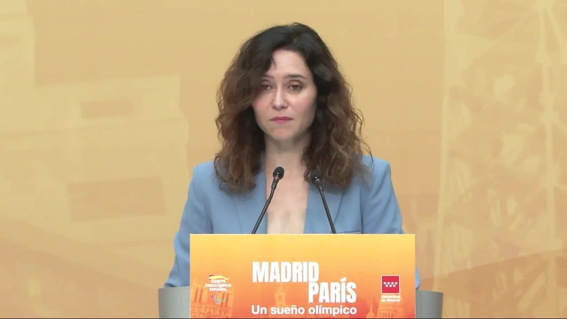 Ayuso muestra su apoyo a los madrileños preselccionados para los Paralímpicos de París 2024