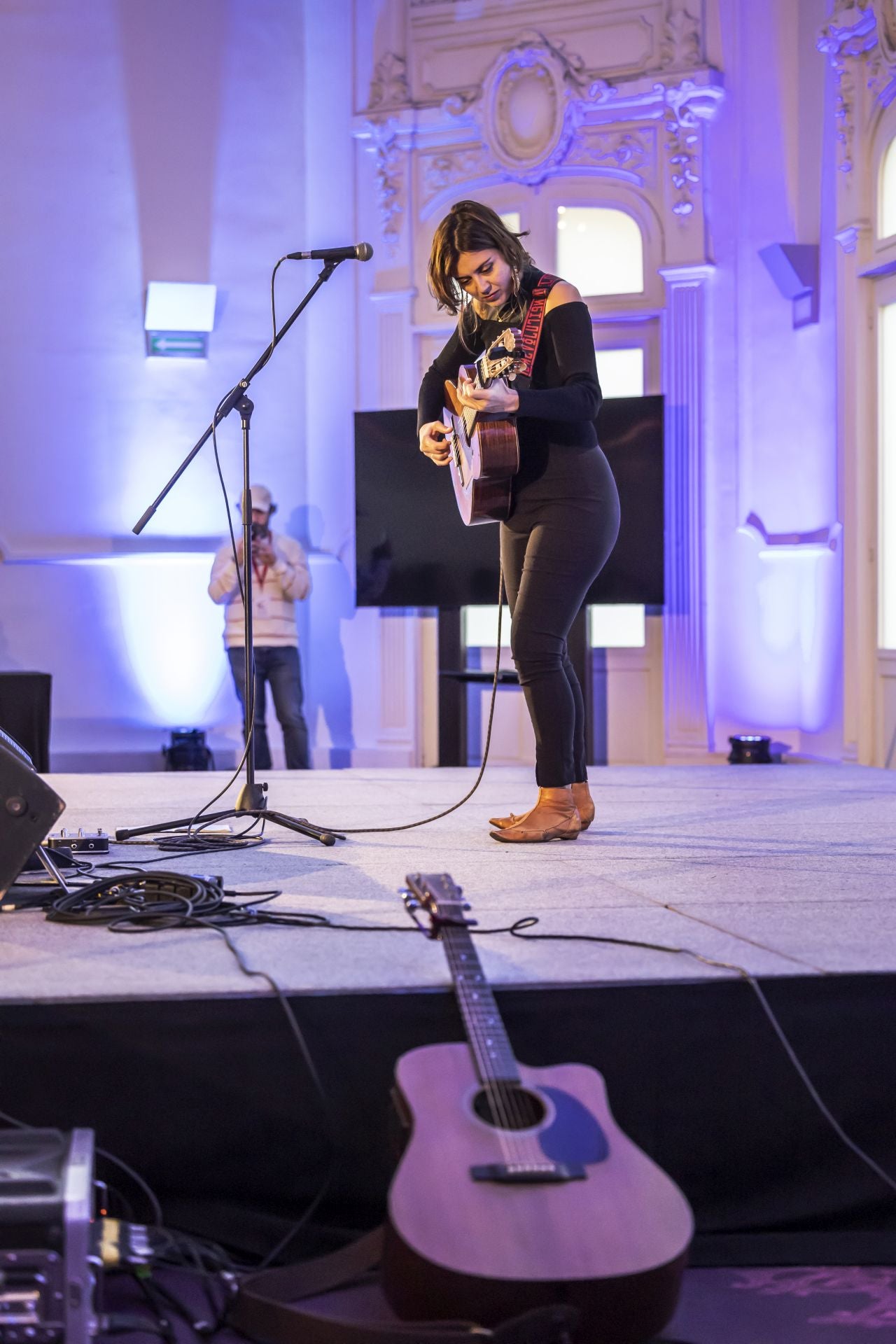 Guada, en el Café Cantante