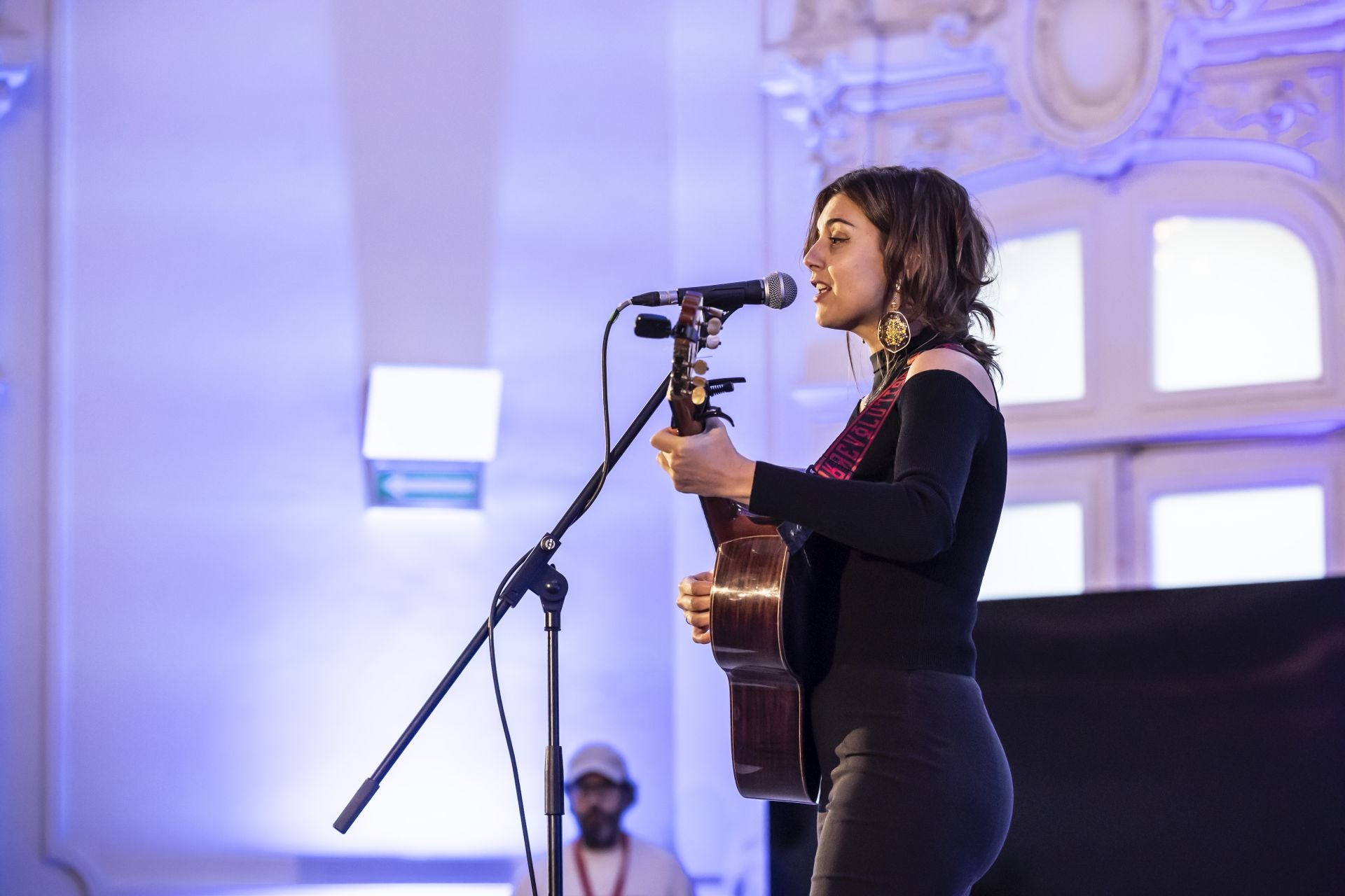 Guada, en el Café Cantante